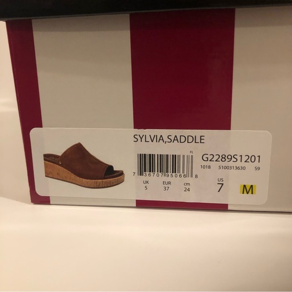 Circus by Sam Edelman, Brown Suede Slip On, Wedge Sandal - Picture 12 of 13